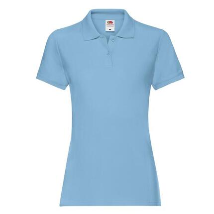 Polo PREMIUM Femme (Bleu Ciel)