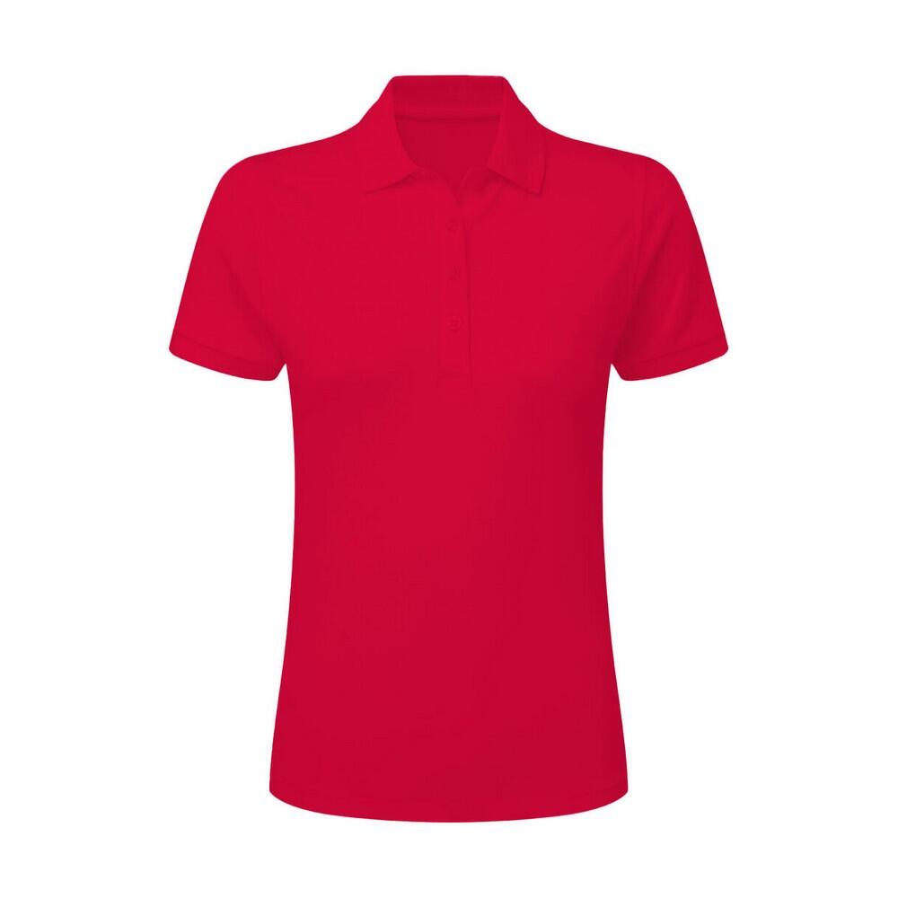 Дамска поло тениска стреч без етикет Подпис