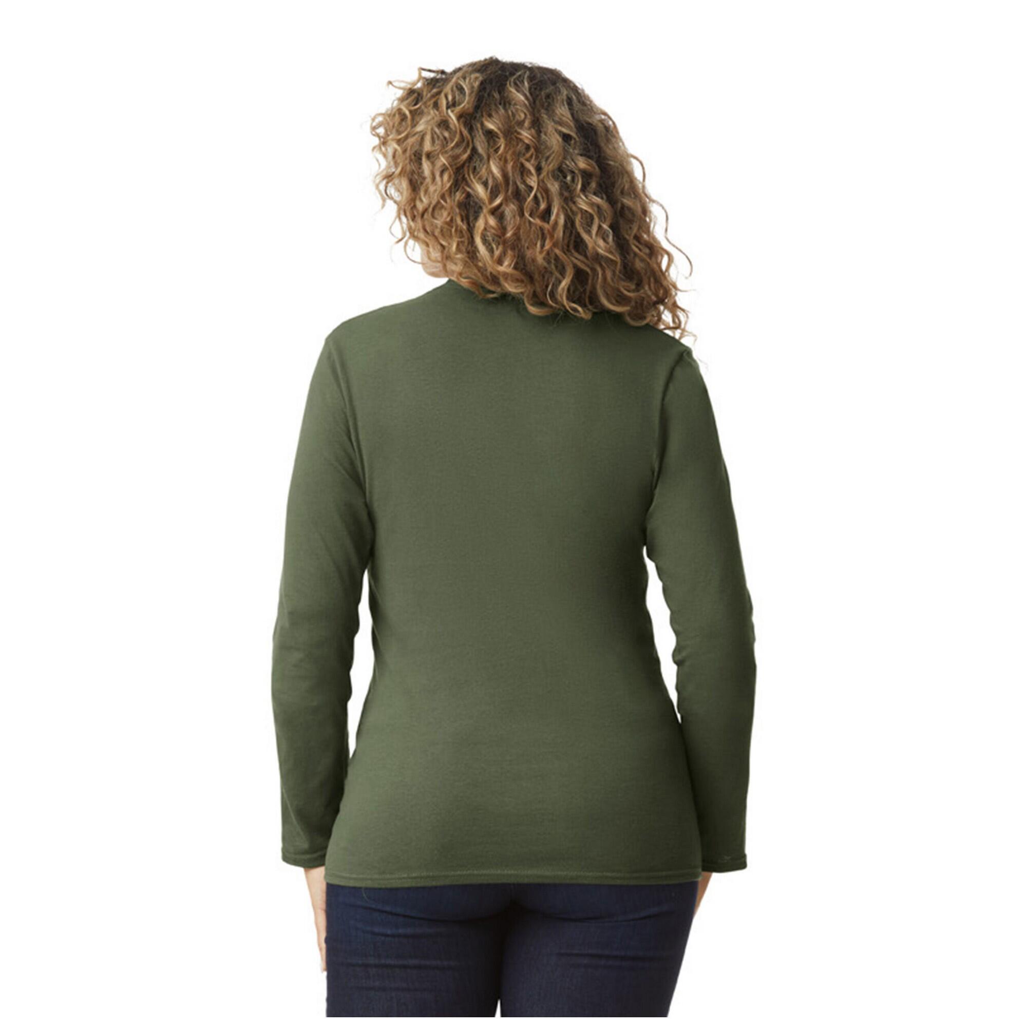 Tshirt Manches Longues Adulte (Vert Kaki) 2/3