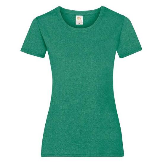 Dames Valueweight TShirt (Retro Heide Groen)