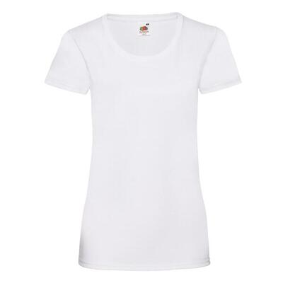 Dames valueweight tshirt (wit)