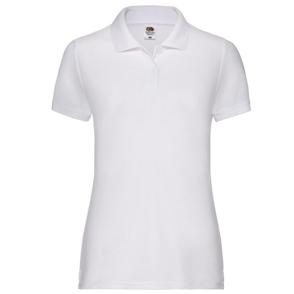 Womens/Ladies 65/35 Polo Shirt (White)