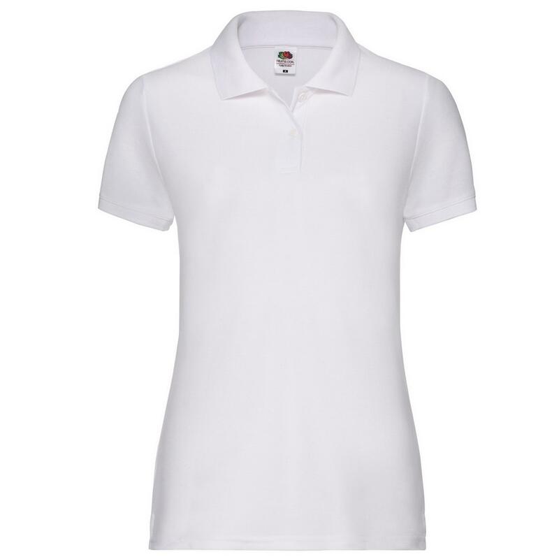 Dames 65/35 Poloshirt (Wit)