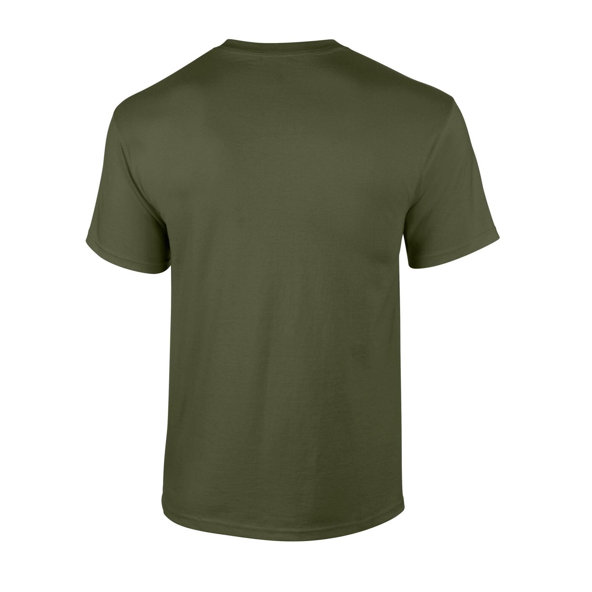 Maglietta Adulto Unisex Gildan Verde Militare 2/3