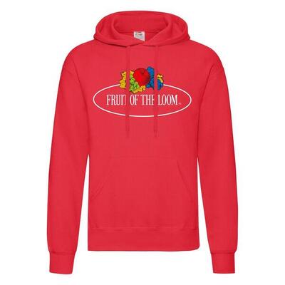 Felpa Con Cappuccio Logo Stampato Con Cappuccio Donna Fruit Of The Loom Vintage