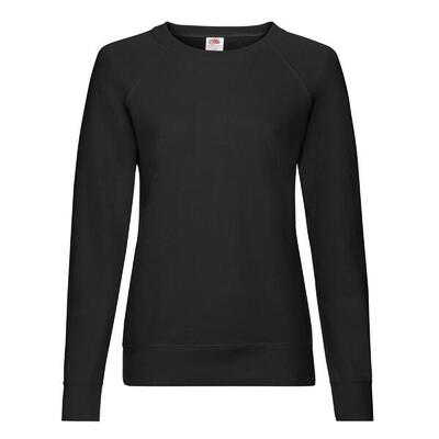Dames lichtgewicht raglan trui (wit)