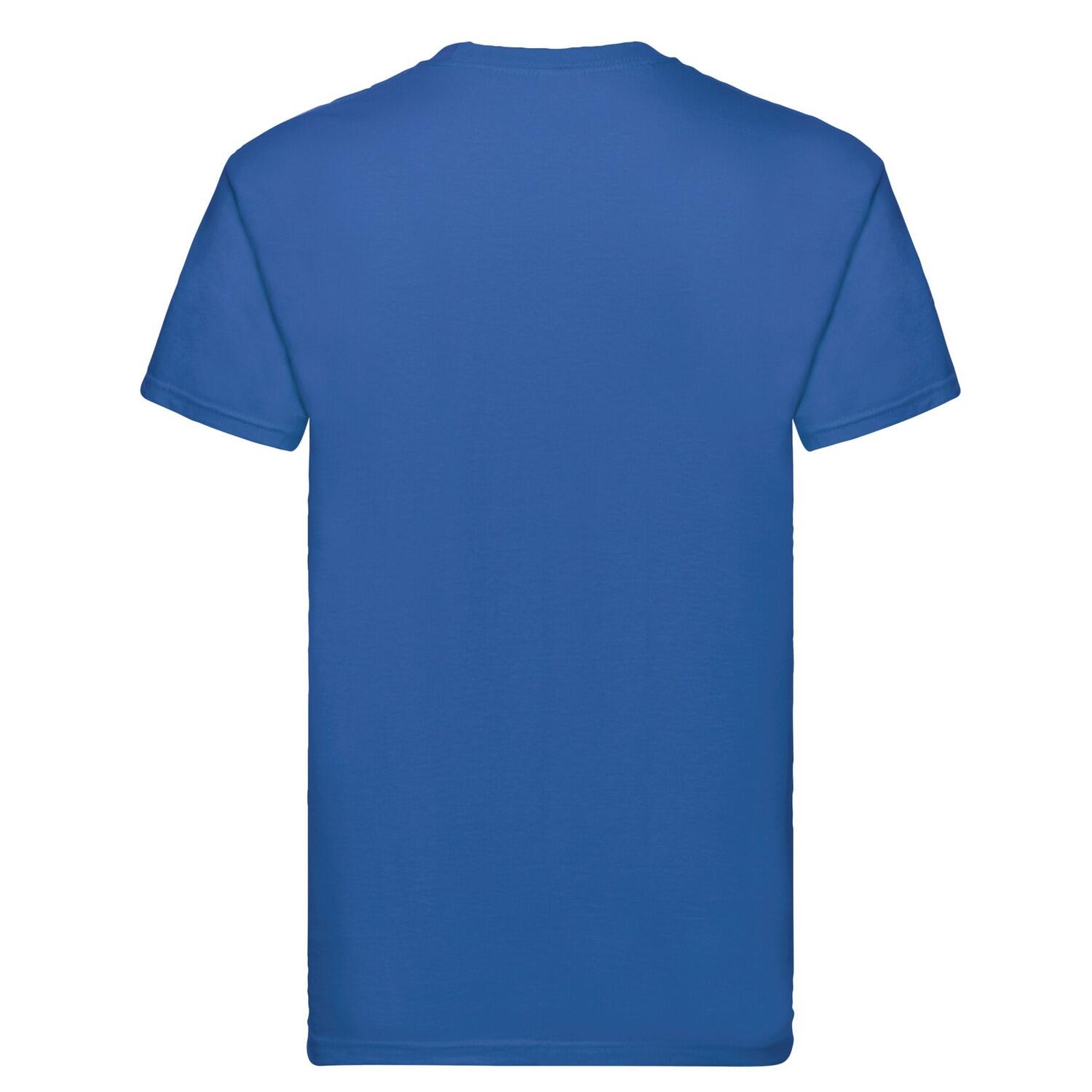 Camiseta Super Premium para Hombre Azul Real 2/3