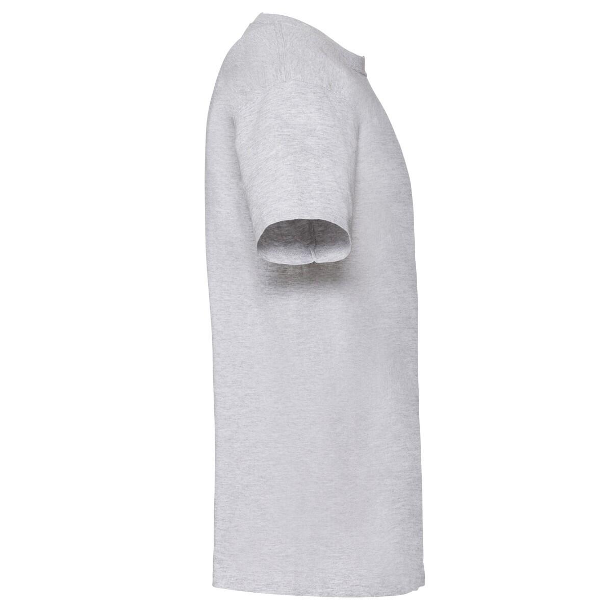 Camiseta Iconic 195 Premium de Algodón Ringspun para Hombre Gris Jaspeado 3/3