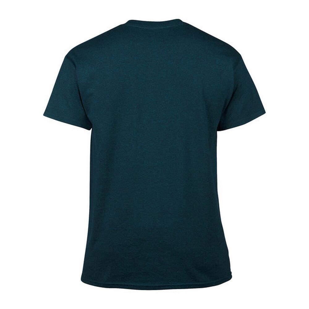 Maglietta Maniche Corte Adulto Unisex Gildan Heavy Cotton Nero Di Mezzanotte 2/4