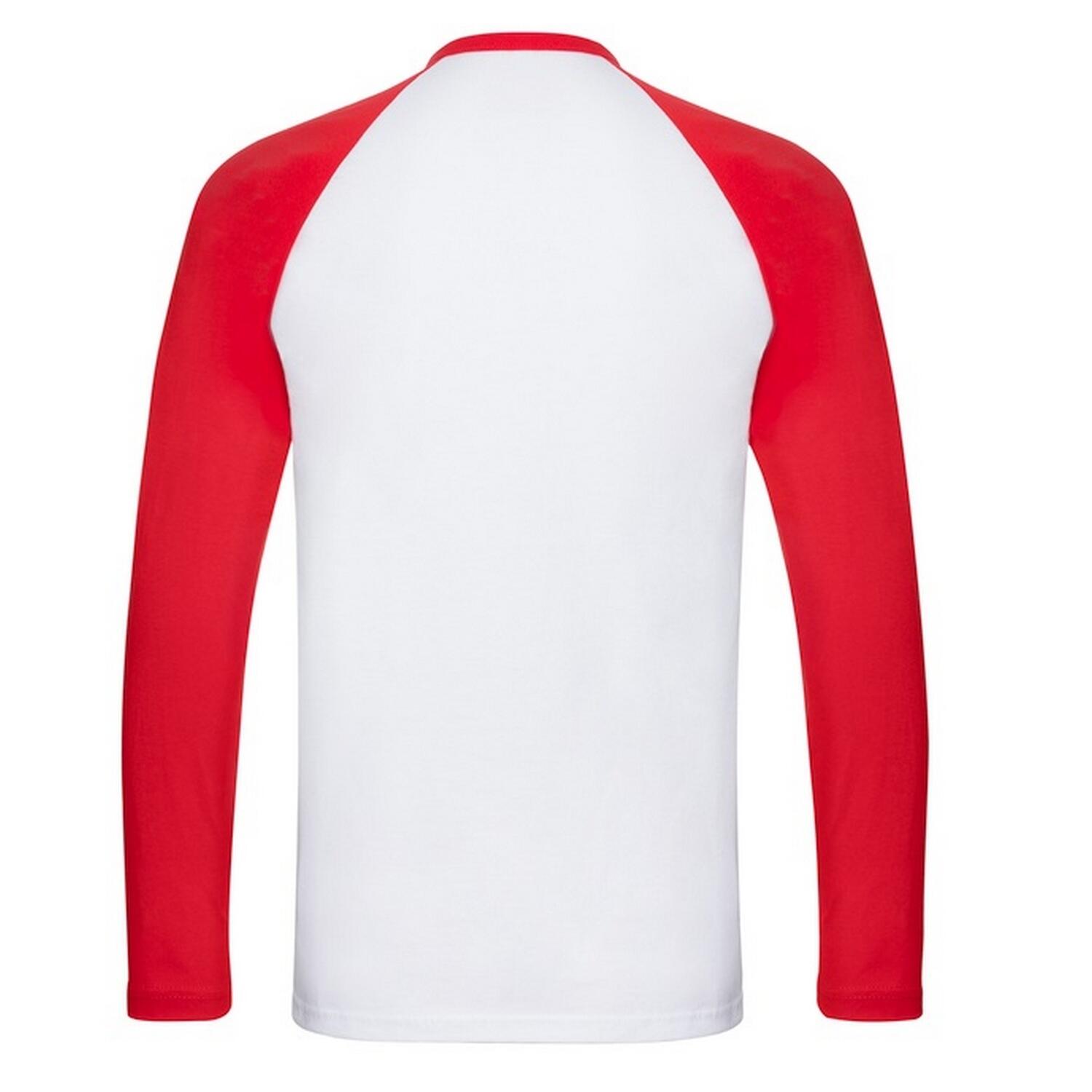 Tshirt VALUEWEIGHT Homme (Blanc / Rouge) 2/3