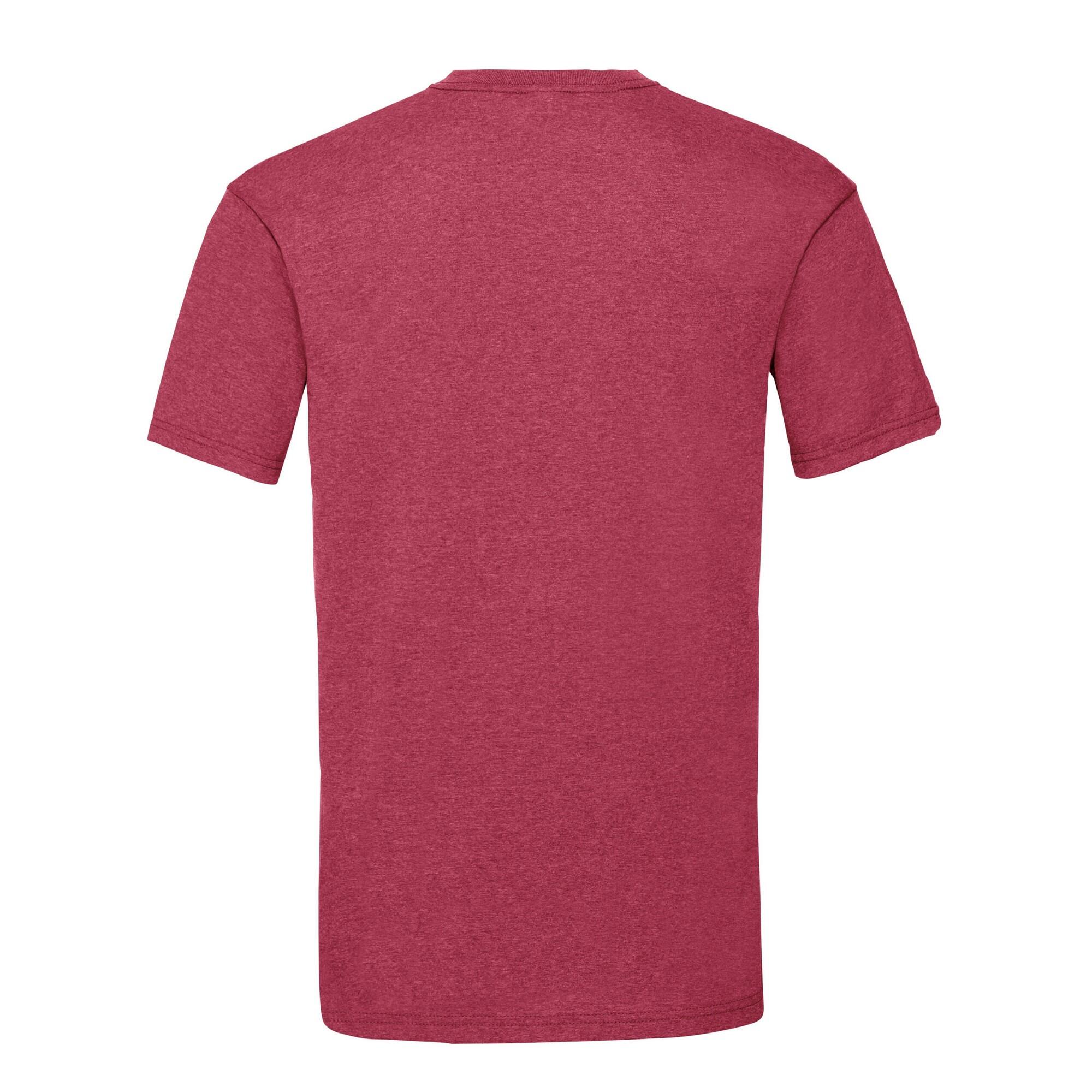 Heren Valueweight TShirt (Heide Rood) 2/3