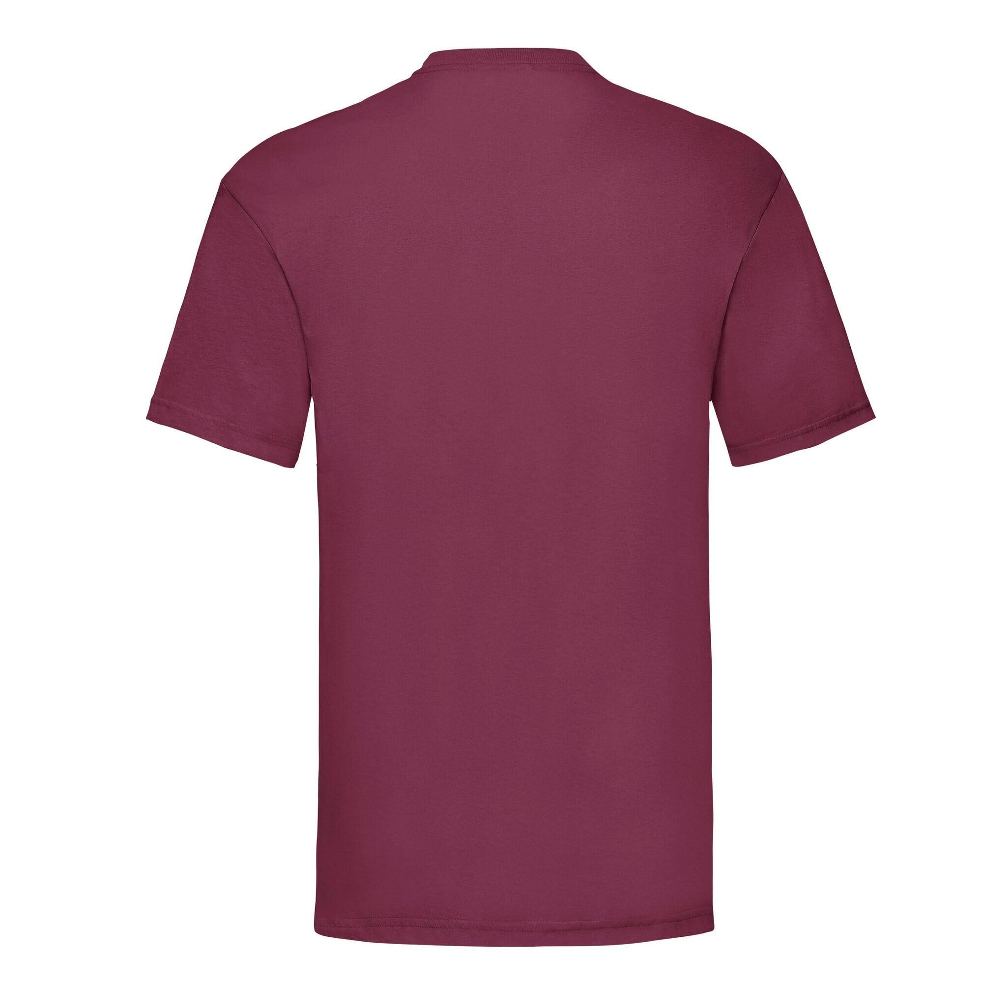 Mens Valueweight Heather TShirt (Burgundy) 2/2