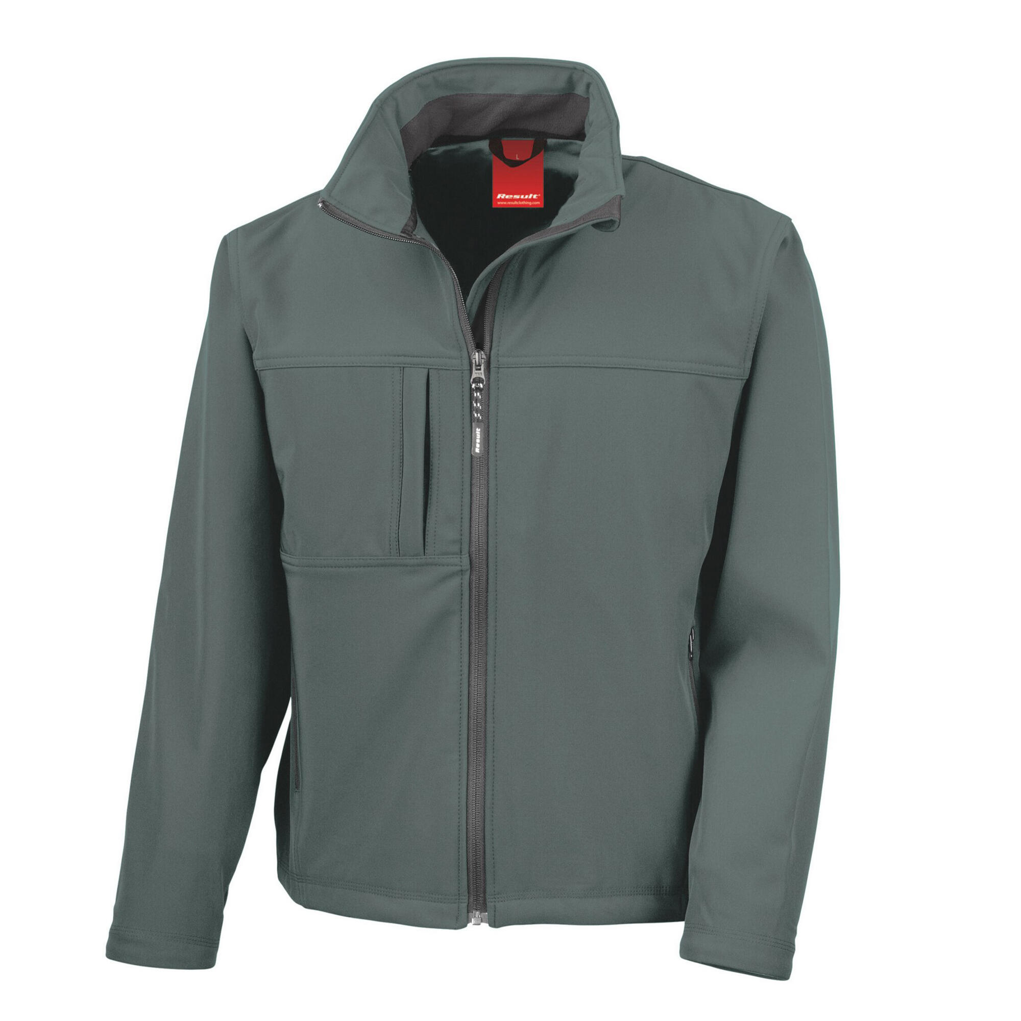 Veste Softshell CLASSIC Homme (Gris) 2/3