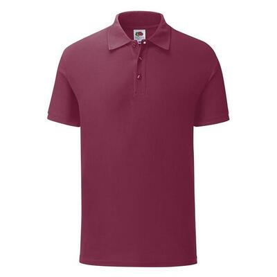 Heren getailleerd polo shirt (groene heide)