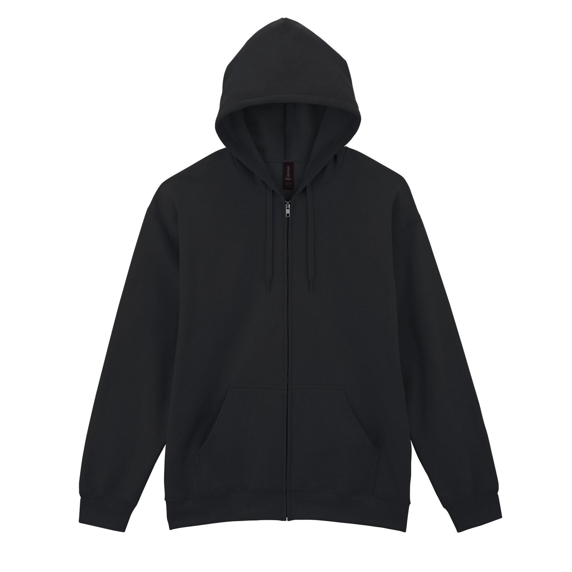 Gildan - Veste À Capuche Softstyle Homme (noir) - Sweat-shirt - Noir - 40 M - Decathlon