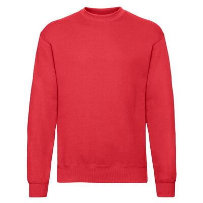 Heren klassiek ingelegd sweatshirt (hemelsblauw)