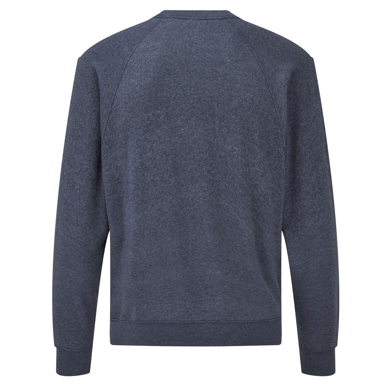 Camisola clássica com raglan para homem (Heather Navy) 2/3