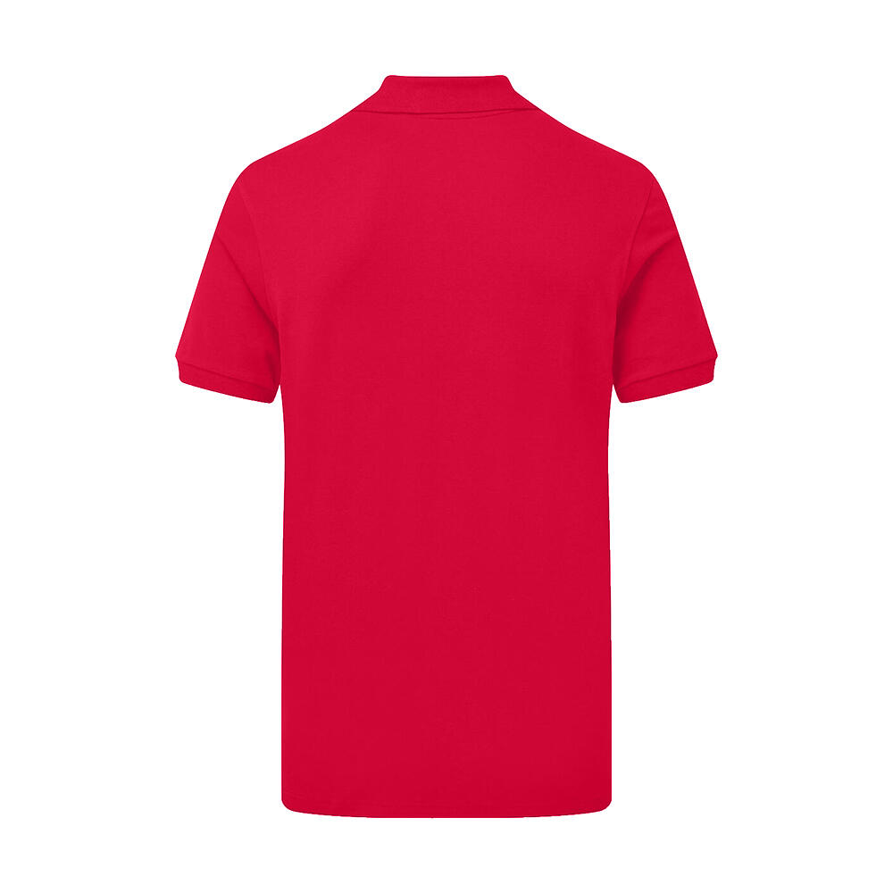 Heren Signature Stretch Tagless Poloshirt (Rood) 2/2