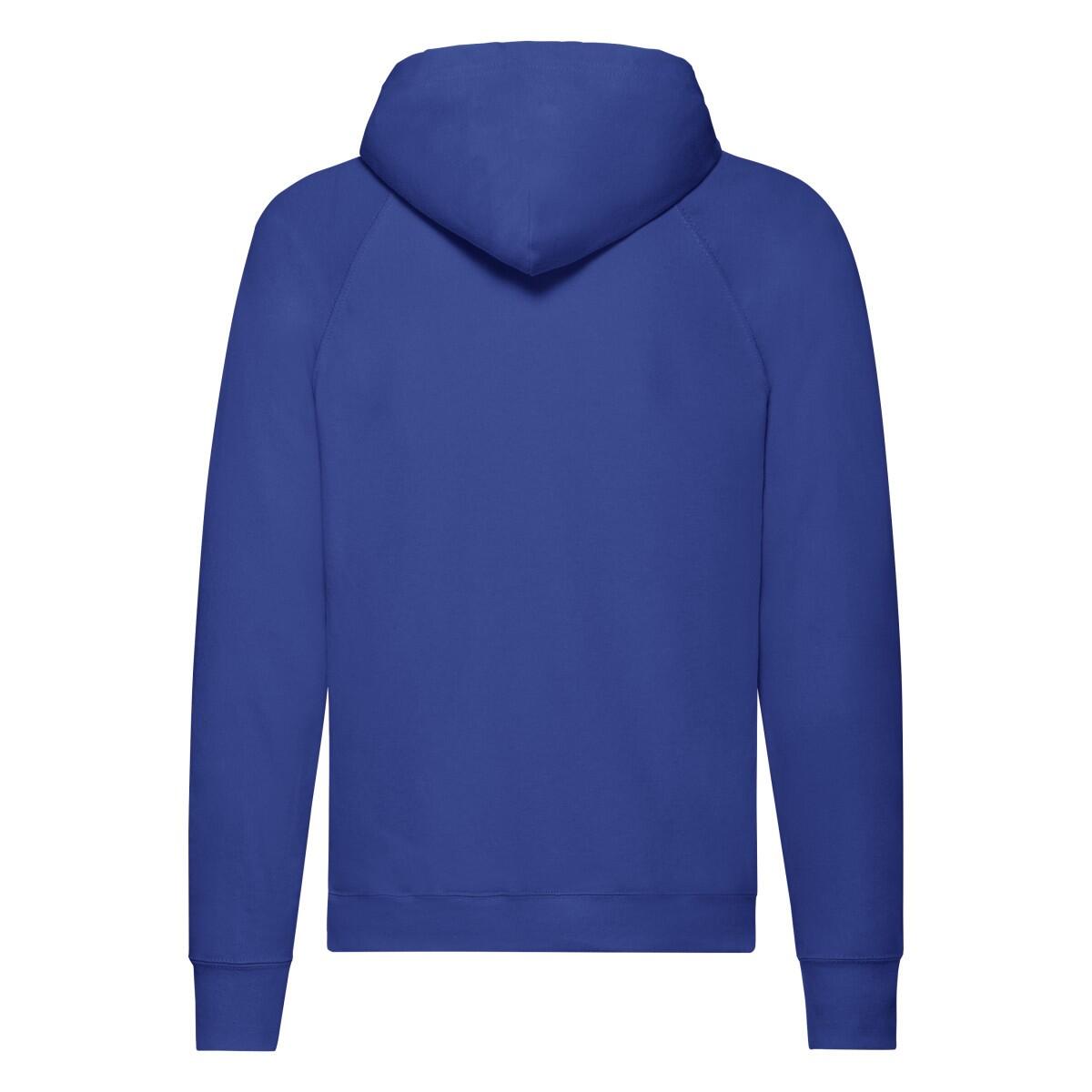 Heren Lichtgewicht Pullover Hoodie (Koningsblauw) 2/3