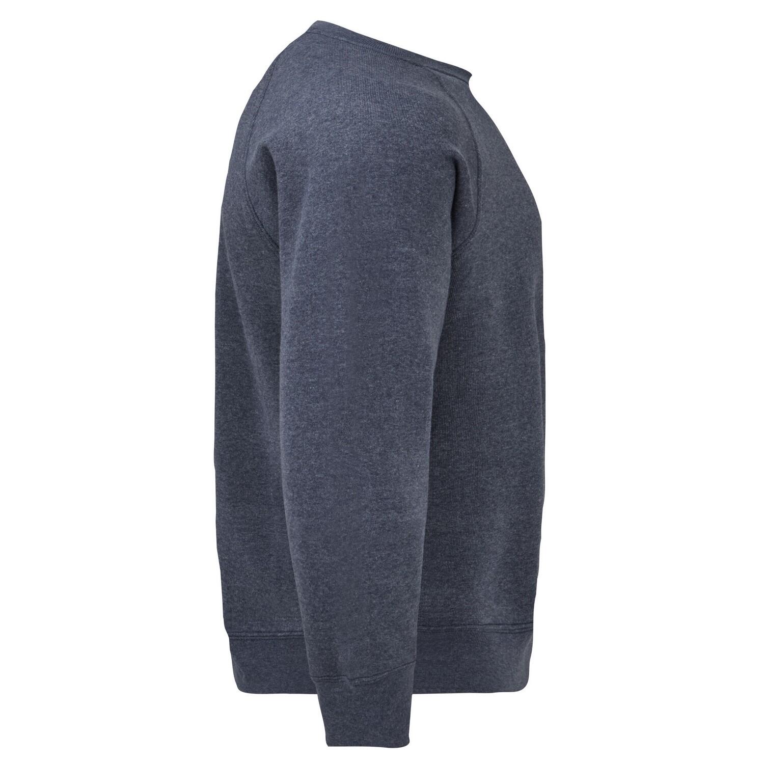 Camisola clássica com raglan para homem (Heather Navy) 3/3