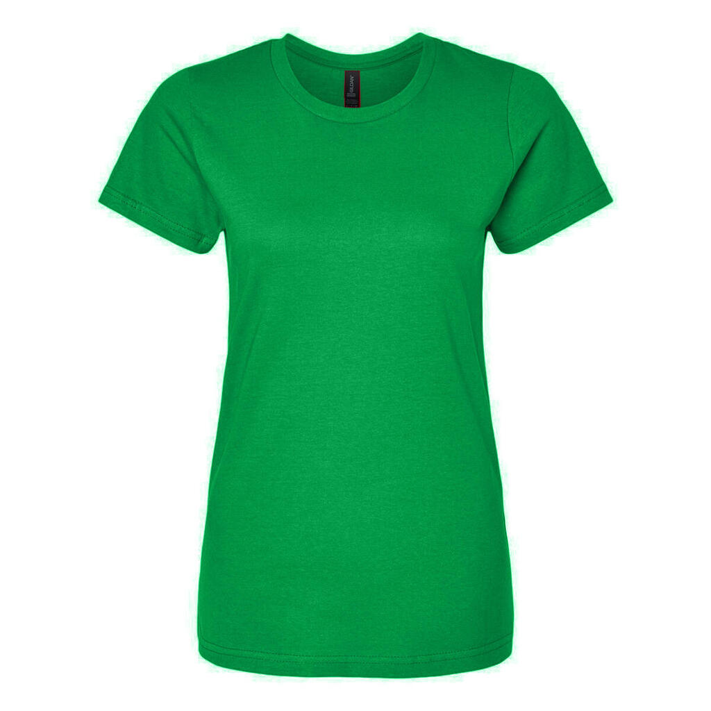 Womens/Ladies Softstyle Midweight TShirt (Irish Green)