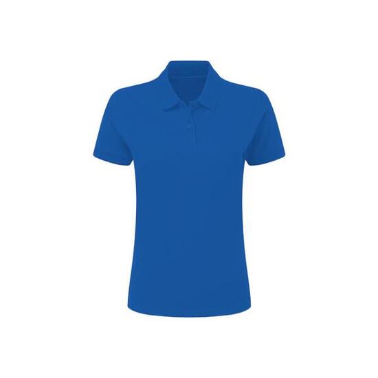 Polo À Manches Courtes Pour Femme (Bleu Royal)
