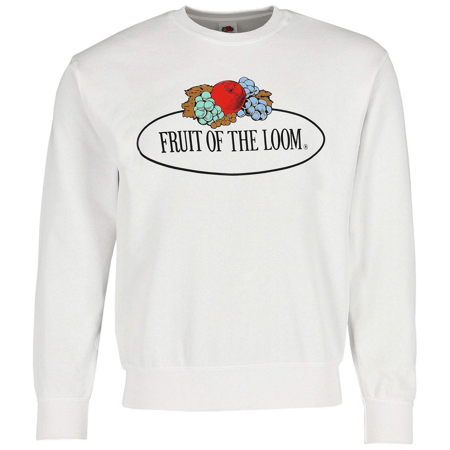 Fruit Of The Loom - Sweat Vintage Homme (blanc) - Sweat-shirt - Blanc - 52 2xl - Decathlon