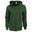 Dames Sweatshirt met volledige ritssluiting en kap (Fles groen)