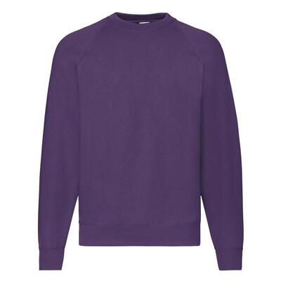 Heren klassiek raglan sweatshirt (mineraalblauw)