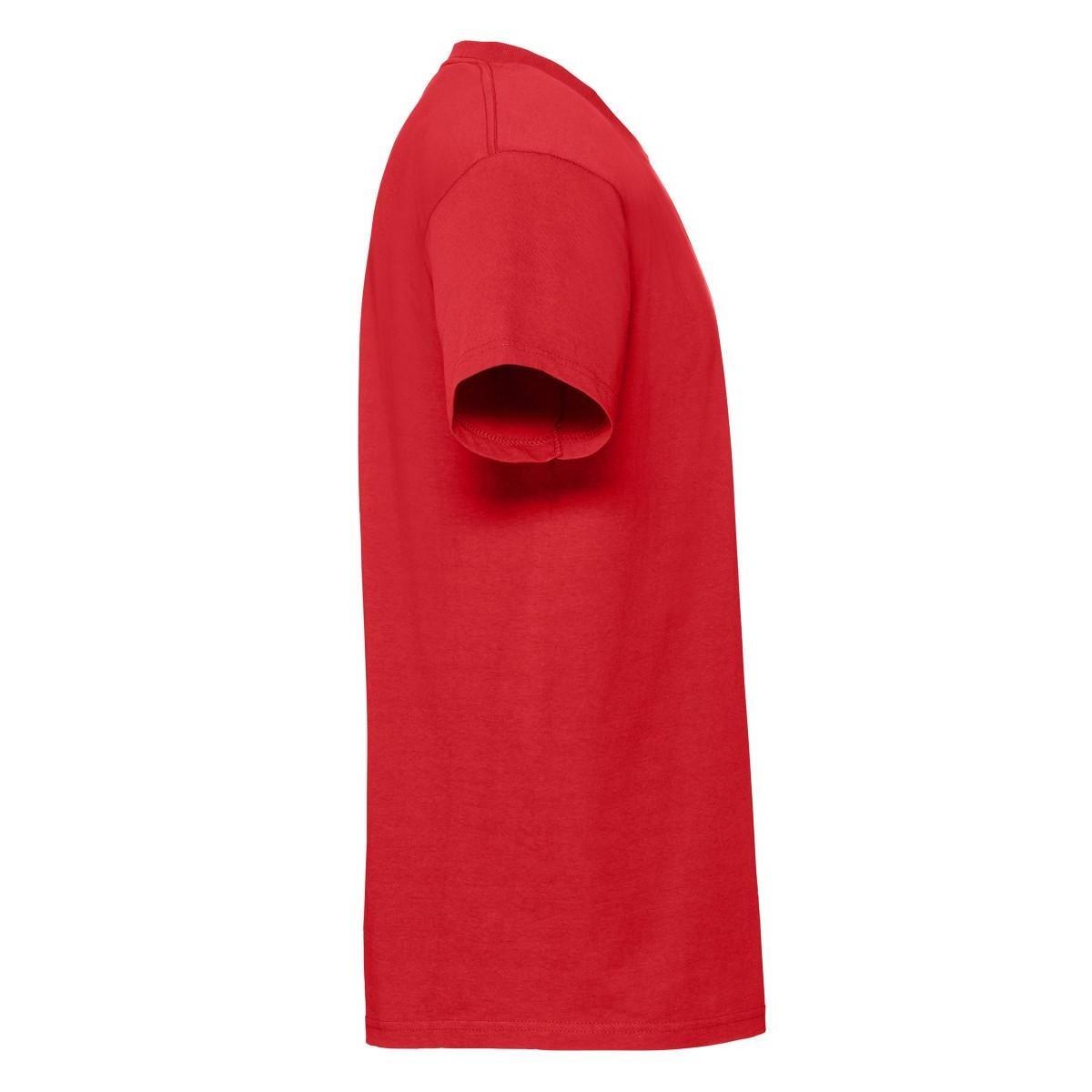 Camiseta Iconic Premium de Algodón Ringspun para Hombre Rojo 3/3