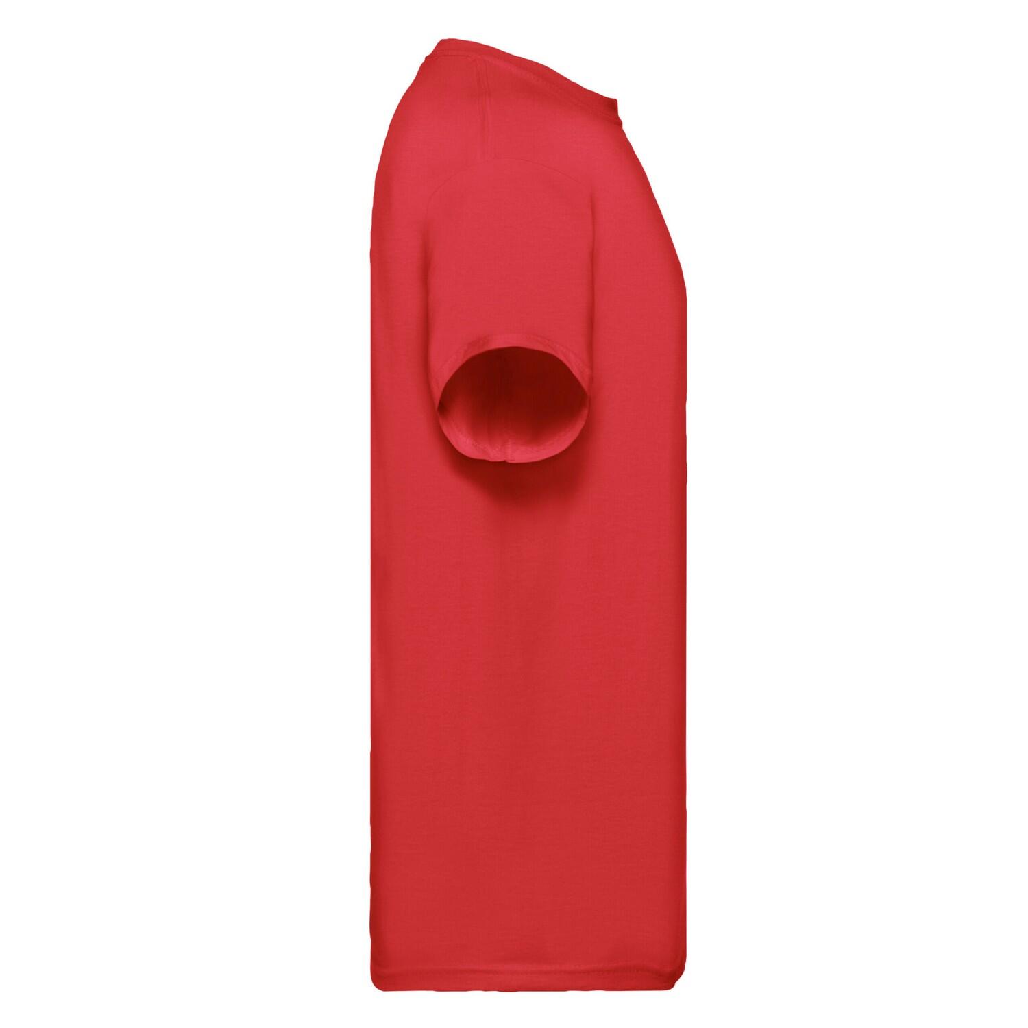 Maglietta Uomo Fruit Of The Loom Super Premium Rosso 3/3