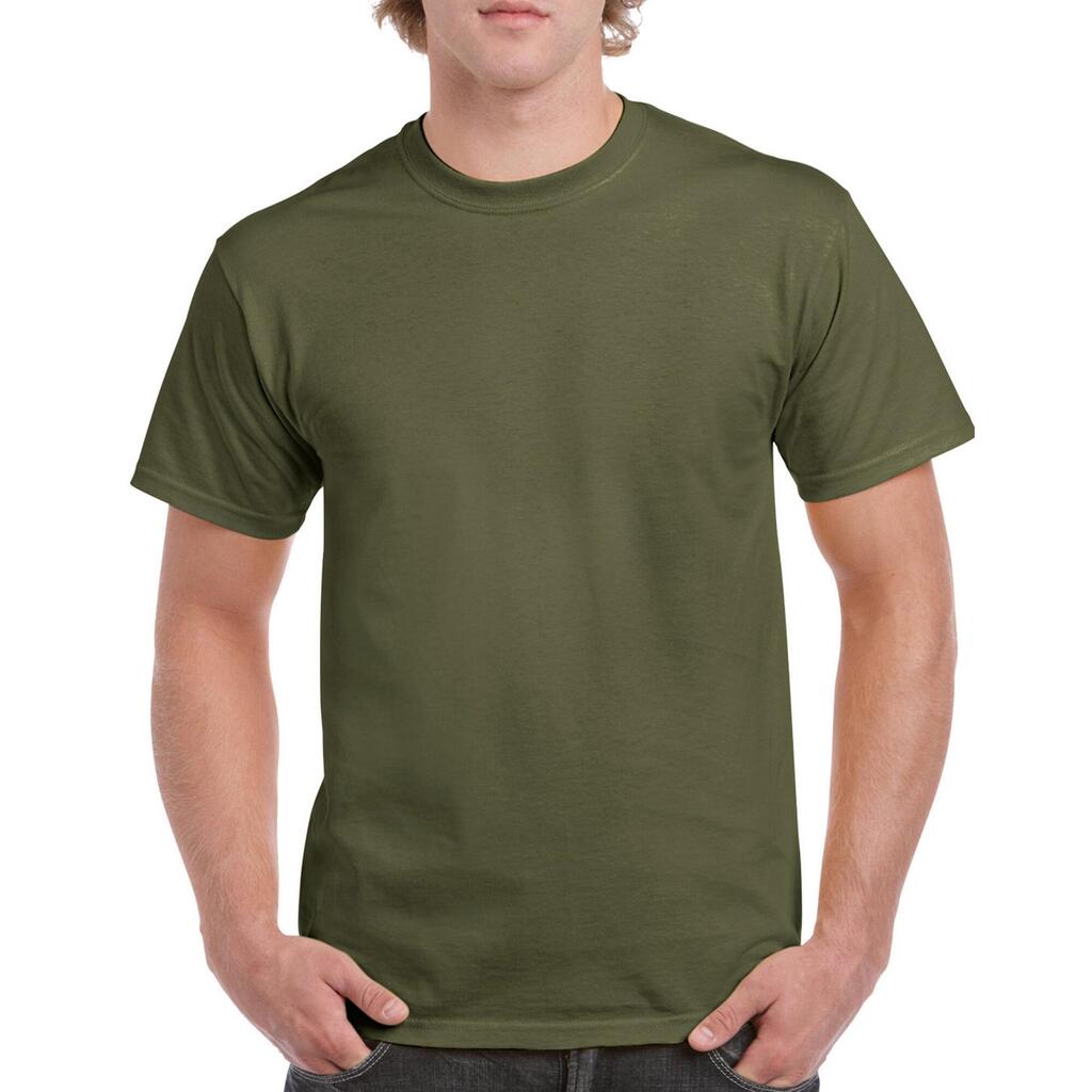Unisex Adult Heavy Cotton TShirt (Military Green)