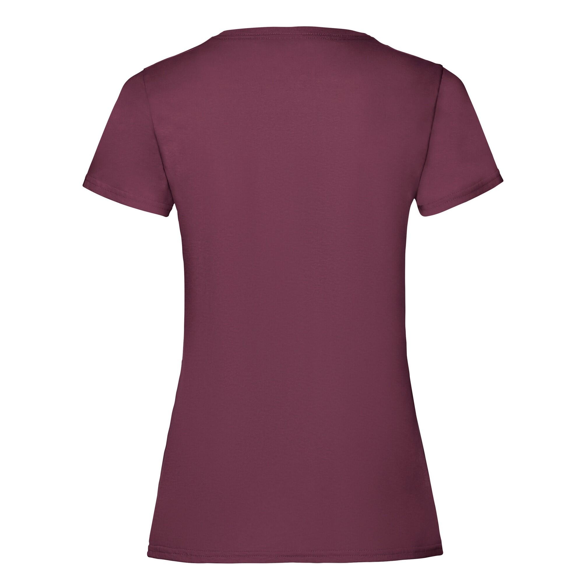 Camiseta Valueweight para Mujer Burdeos 2/2