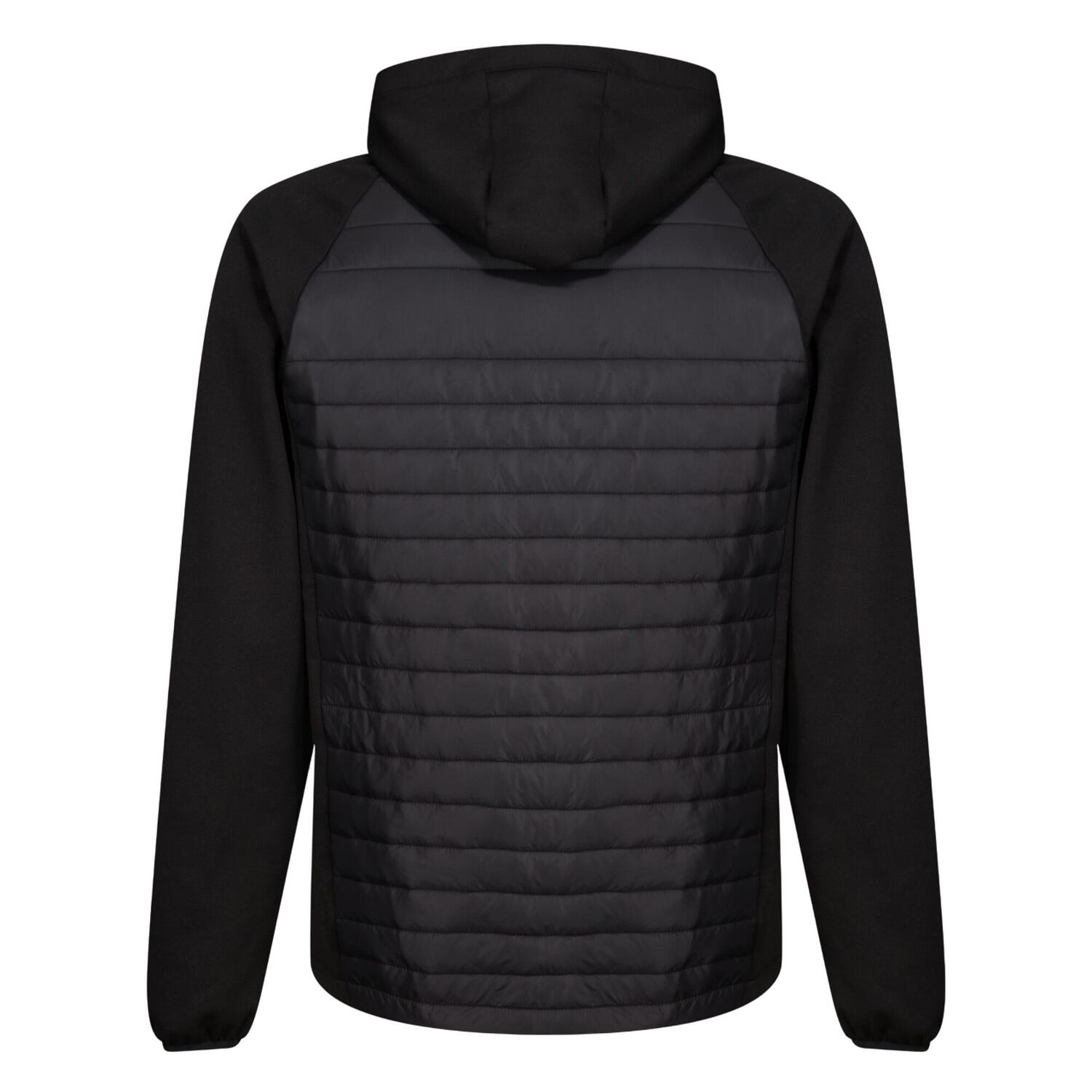 "Navigate Hybrid" Jacke mit Kapuze für Herren Schwarz/Rot 2/3