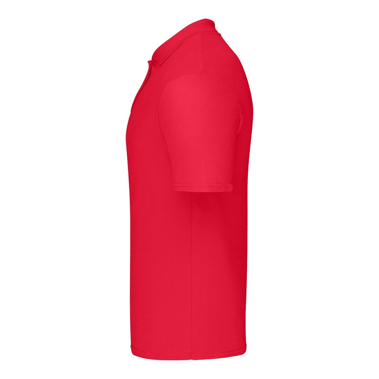 Heren Origineel Polo Shirt (Rood) 4/4