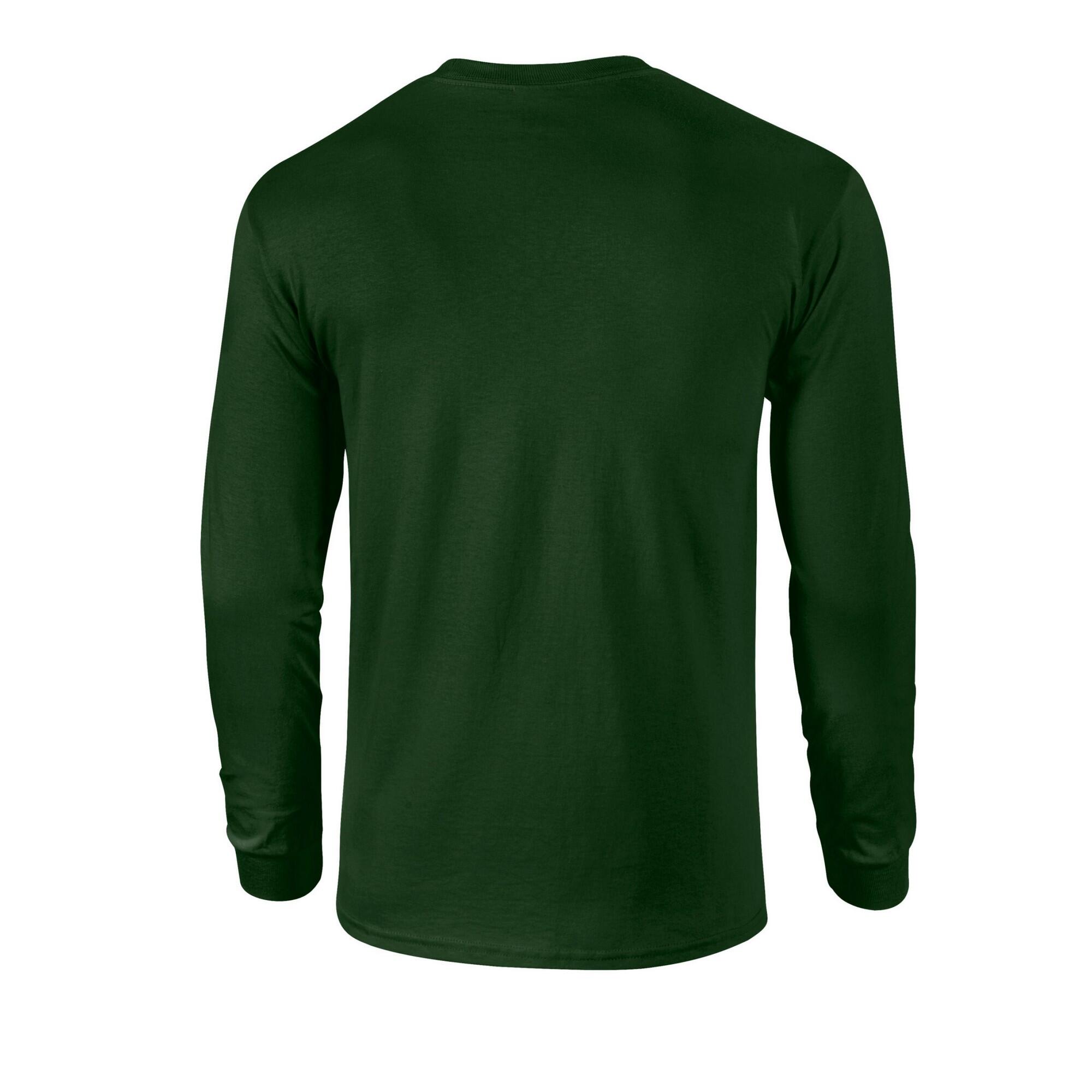Tshirt Manches Longues Adulte (Vert Forêt) 2/2
