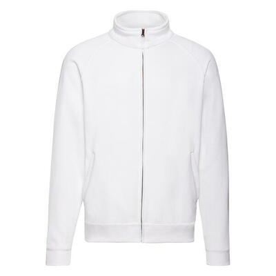 Giacca In Felpa Uomo Fruit Of The Loom Classic Bianco