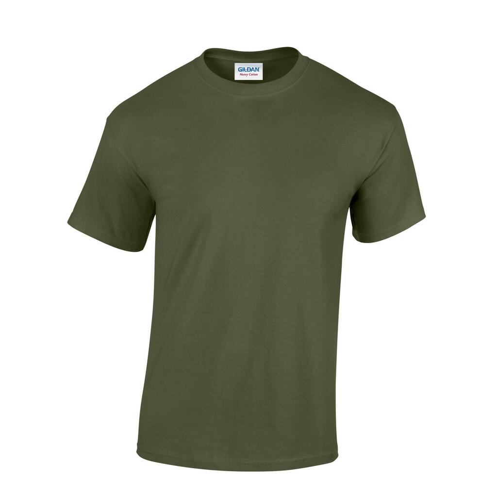 Unisex Adult Heavy Cotton TShirt (Military Green)