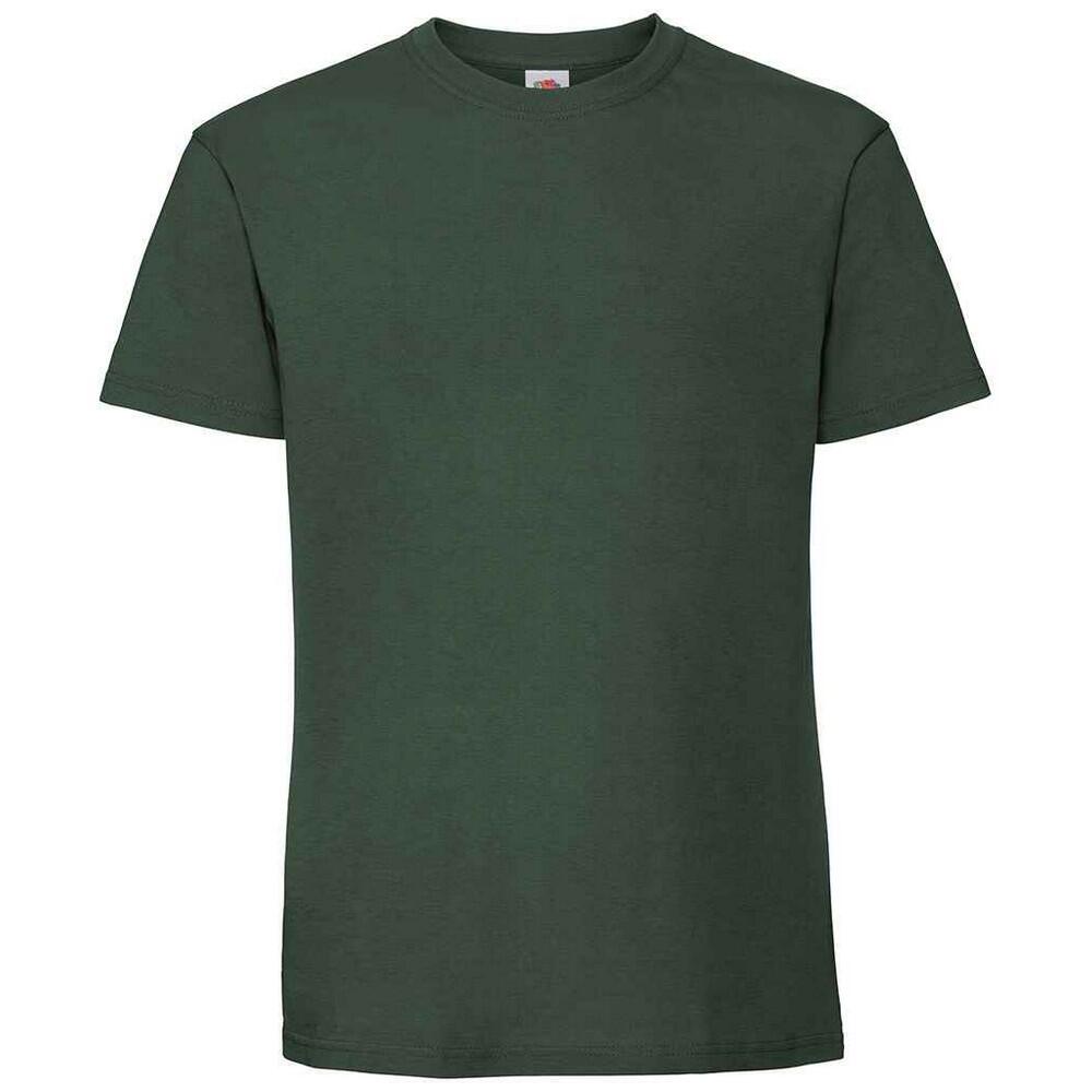 Mens Iconic 195 Premium Ringspun Cotton TShirt (Bottle Green)
