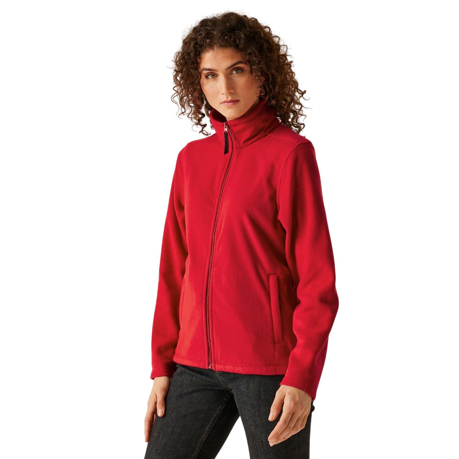Polaire zip Femme Regatta FLOREO IV Rouge Sport 2000 - Ref RWA528-07T