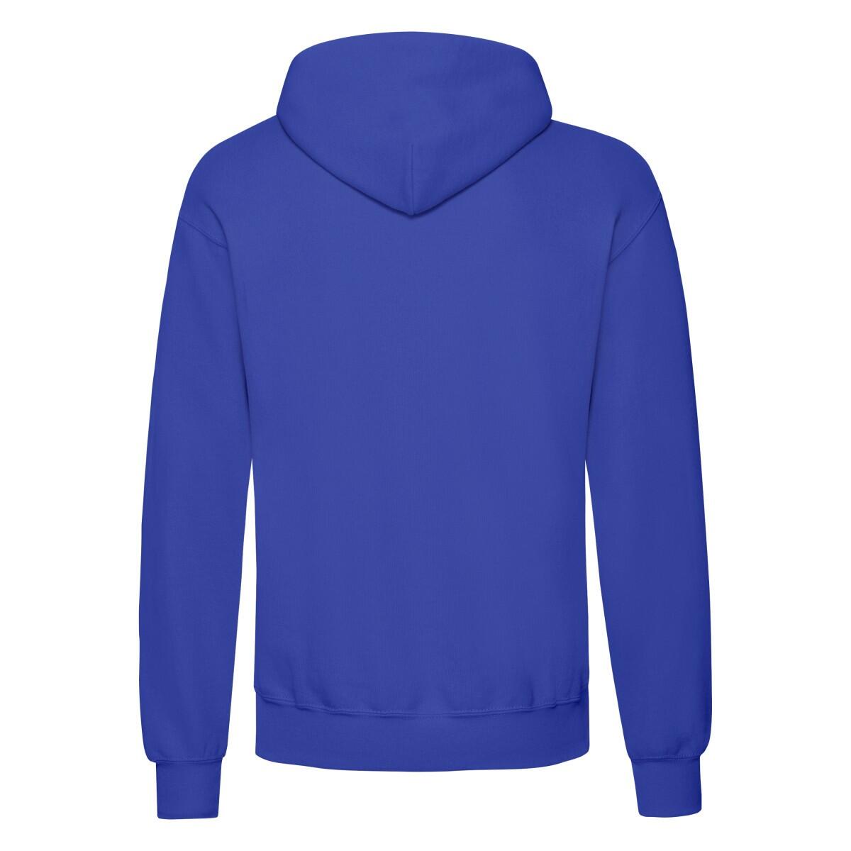 Felpa Con Cappuccio Uomo Fruit Of The Loom Classic Blu Reale 2/3