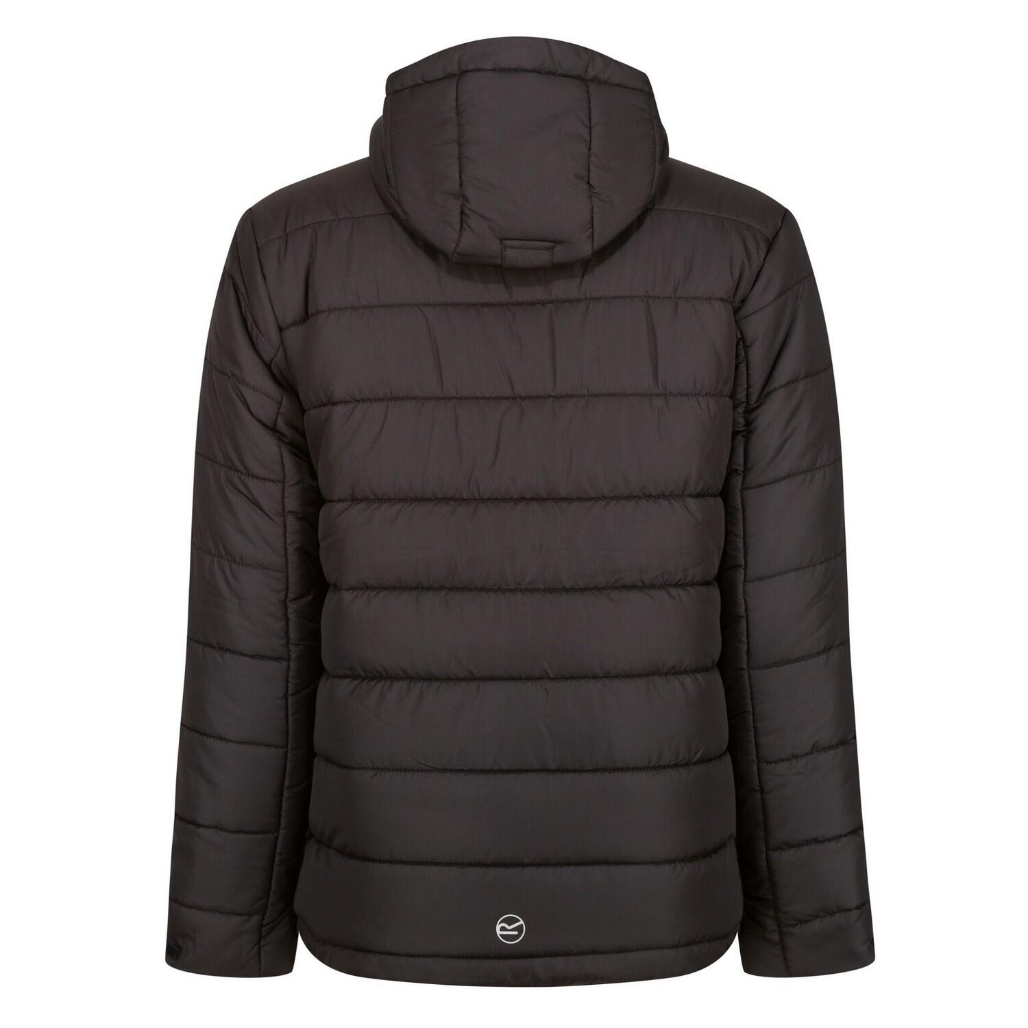 Heren Navigate Thermische Hooded Jacket (Zwart/Nieuw Royal) 2/3