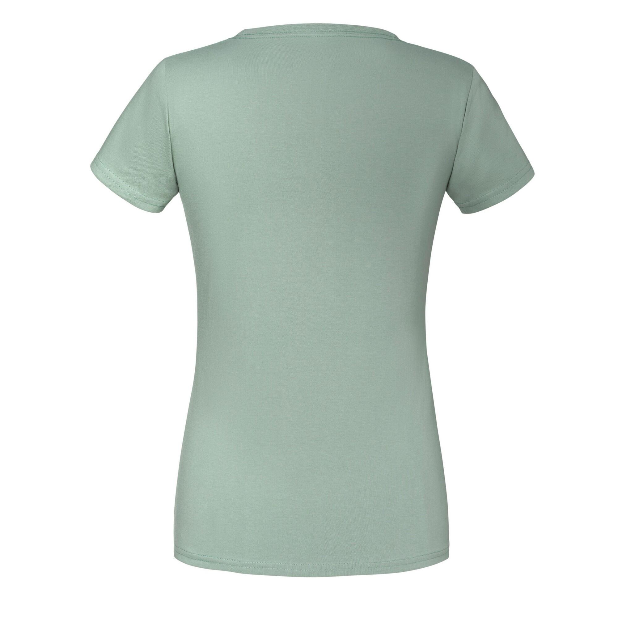 Camiseta Iconic 195 Premium de Algodón Ringspun para Mujer Salvia 2/2