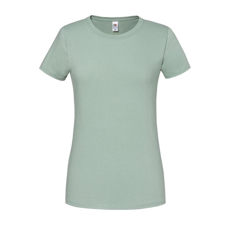Tshirt ICONIC PREMIUM Femme (Vert De Gris)