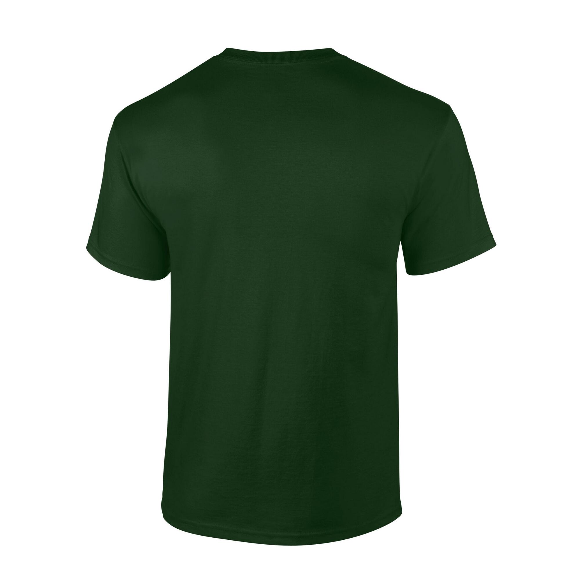 Unisex Ultra Katoenen Tshirt voor volwassenen (Bosgroen) 2/3