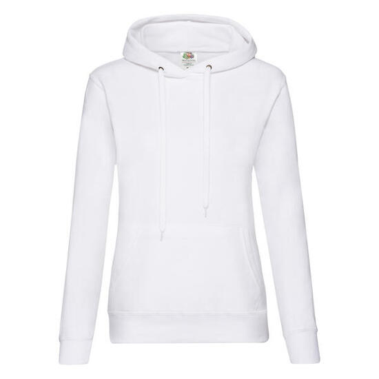 Sweat À Capuche CLASSIC Femme (Blanc)
