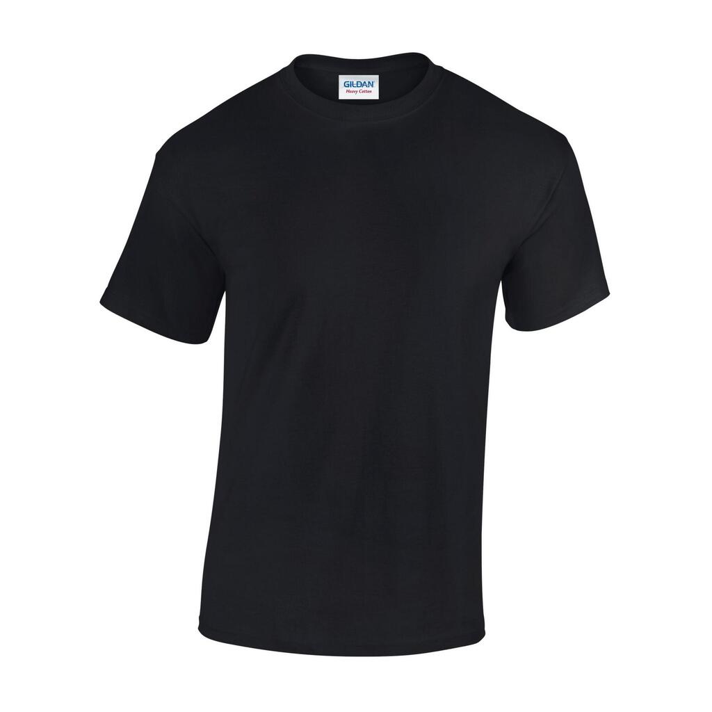 Unisex Adult Heavy Cotton TShirt (Black)