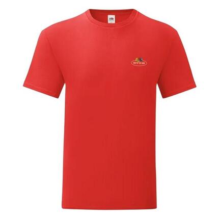 Heren Vintage Logo Bedrukt TShirt (Heide Grijs)