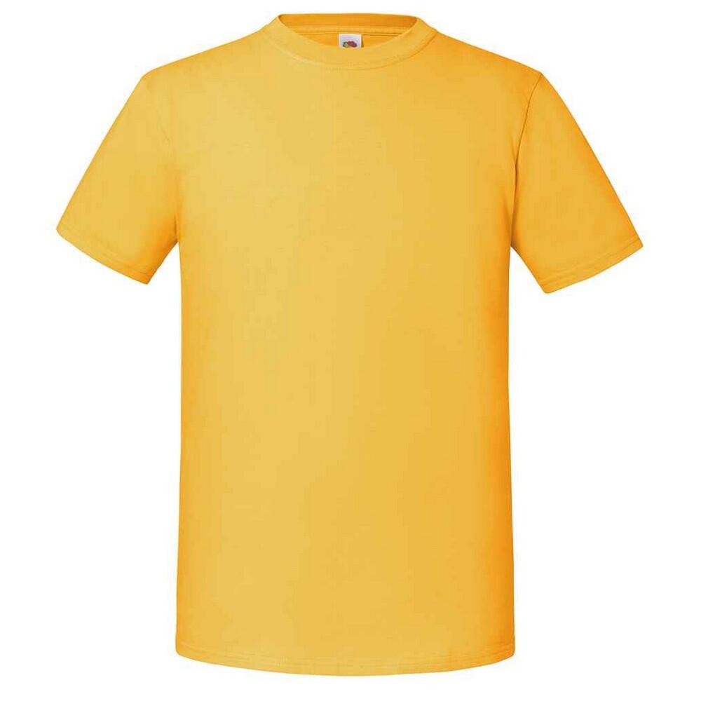 Fruit Of The Loom - Tshirt Iconic Premium Homme (tournesol) - T-shirt Manches Courtes - Jaune|orange - 48 Xl - Decathlon