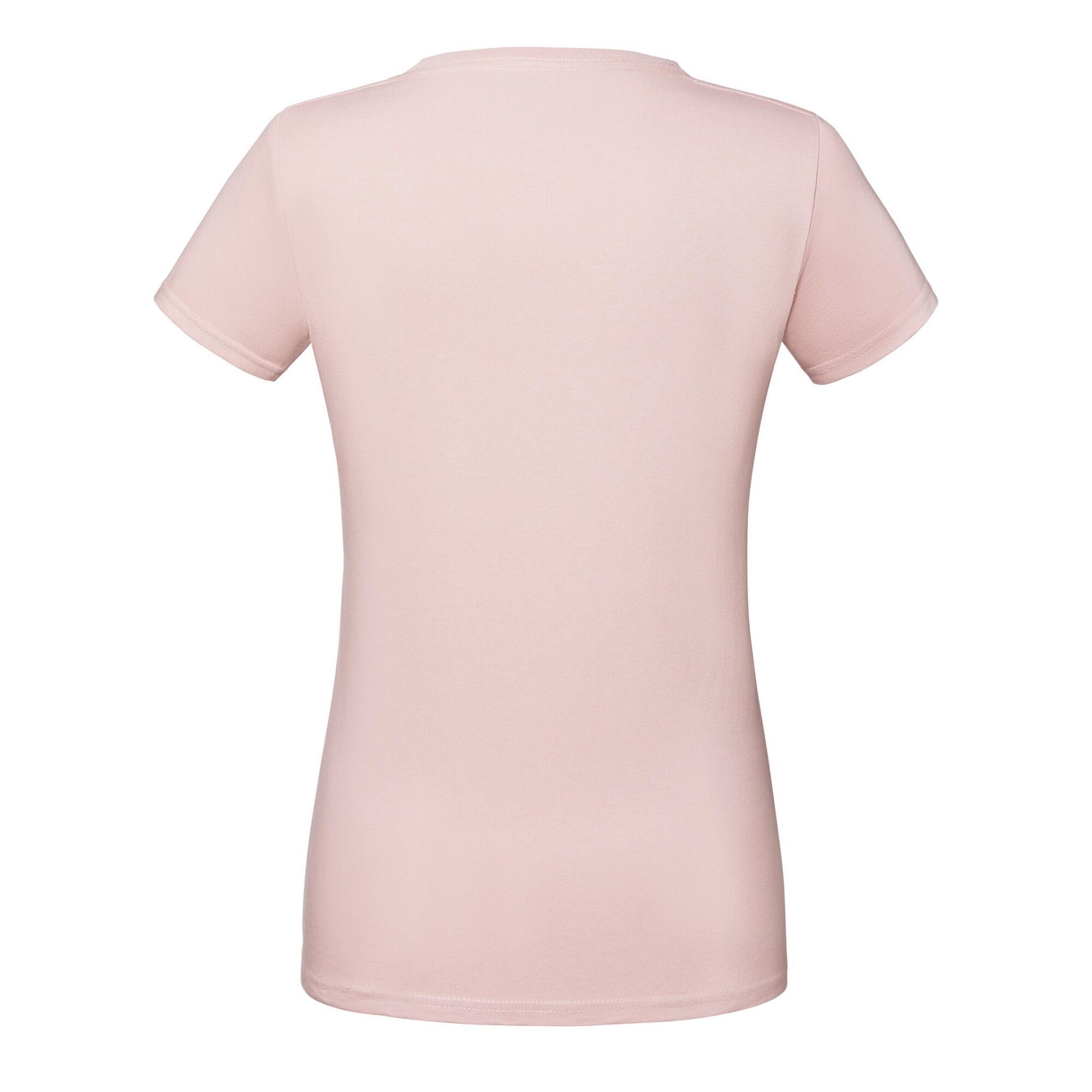 Camiseta Iconic 195 Premium de Algodón Ringspun para Mujer Polvo Rosa 2/2